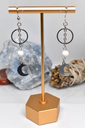 Boucles d'oreille - perles en Howlite