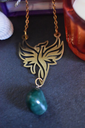 Collier - pendentif en malachite