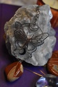 Collier - pendentif en jaspe breschia