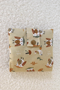 pochette à lingettes - motifs hiboux