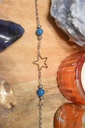 Bracelet - pierres en apatite bleue