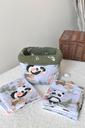 Panière - motifs panda