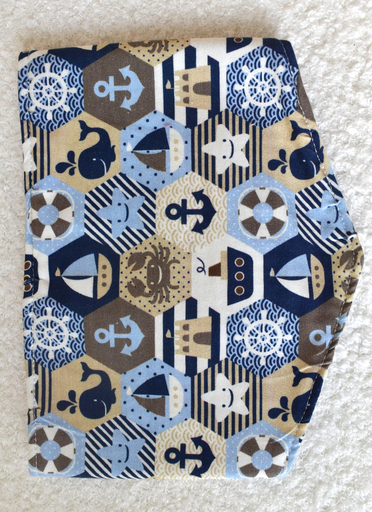 Snood à pressions réglables - motifs marin