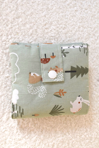 pochette à lingettes - motifs animaux