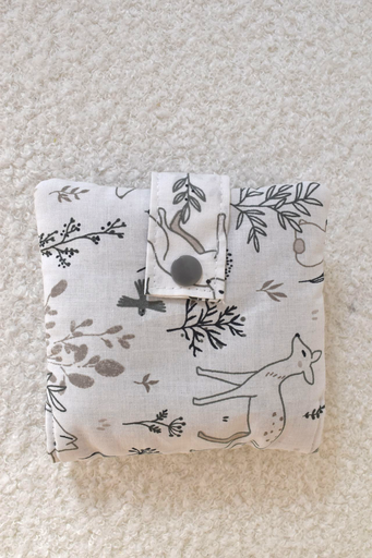 pochette à lingettes - motifs animaux