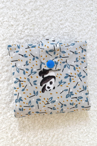 pochette à lingettes - motifs panda