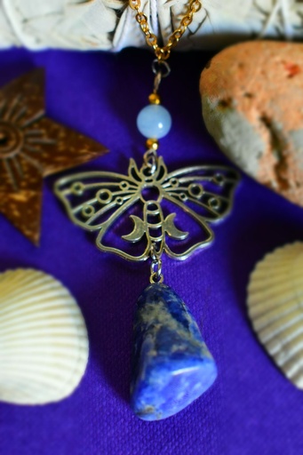 collier - pendentif en sodalite