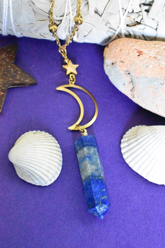 Collier - pendentif lapis lazuli
