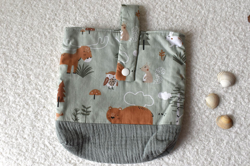 Pochette à couches - motifs animaux