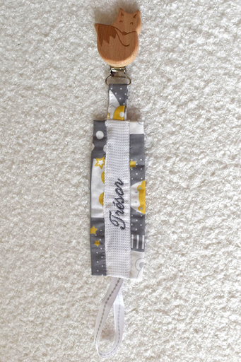 Attache-tétine " trésor "