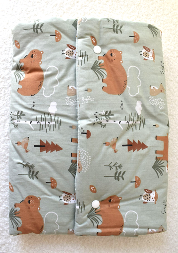 pochette à langer - motifs animaux