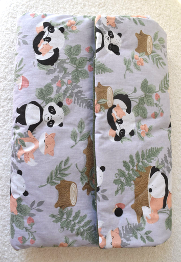 pochette à langer - motifs panda